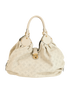 Shoulder, &pound;750, Handbags, Cream, Leather, Front view
